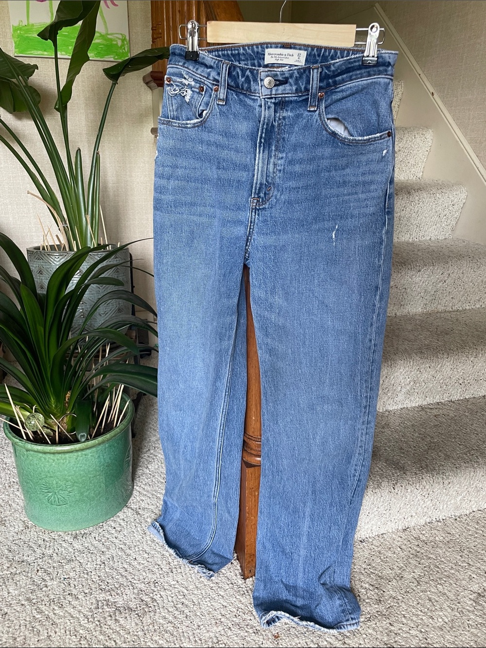Abercrombie & Fitch Curve Love The 90s Relaxed Jean High Rise 27